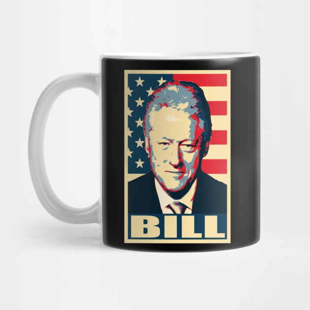 Bill Clinton America Pop Art by Nerd_art